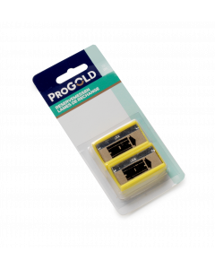 ProGold Glasreiniger smal RVS reservemessen - 10 stuks